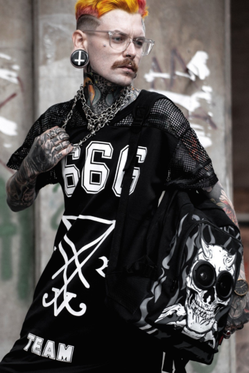 666 Team Support Jersey Top Plus Size