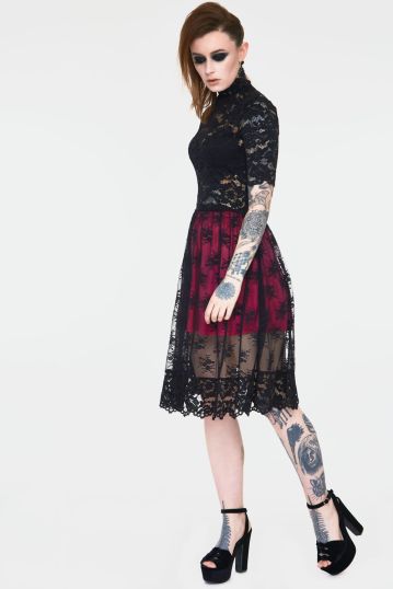 Lost Girl Black Lace Witch Dress
